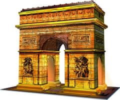 Ravensburger 3D sestavljanka Arc de Triomphe slavolok zmage ,ponoči, 216 kosov