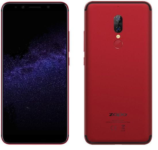 Zopo GSM telefon P5000, rdeč