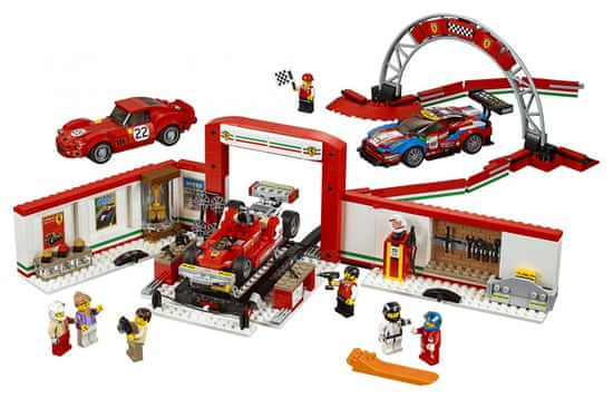 LEGO Čudovita garaža Ferrari, Speed Champions 75889