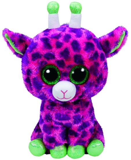 TY igrača Beanie Boos GILBERT - roza žirafa, 24 cm