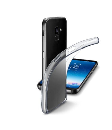 CellularLine prozoren in tanek gumijast ovitek Fine za Samsung Galaxy A8 (2018)