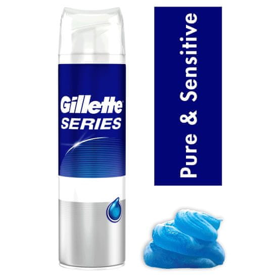 Gillette gel za britje Series Sensitive Gel, 200 ml
