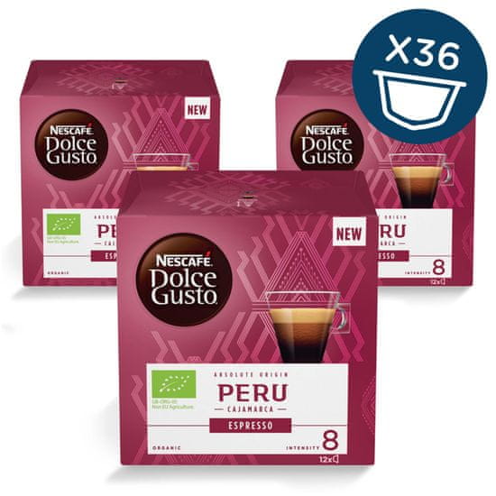 NESCAFÉ Dolce Gusto Peru espresso kava 84g (12 kapsul), trojno pakiranje
