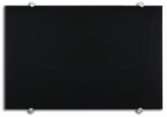 steklena črna tabla, 100 x 150 cm