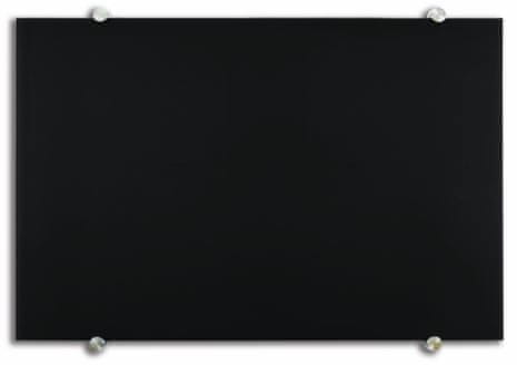 Piši-Briši steklena črna tabla, 100 x 200 cm