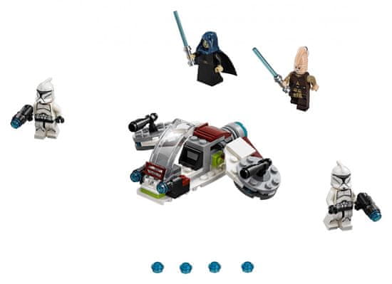 LEGO Star Wars 75206 Bojni paket Jedi in vojaki