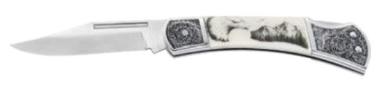 Ausonia zložljiv nož iz nerjavečega jekla (26579)