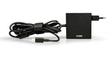 Port Designs napajalni kabel USB tip C, EU + UK