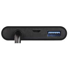 Hama adapter 3v1 (HDMI, 2x USB 3.1 in USB C), črn