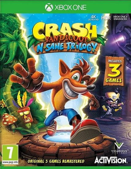 Activision Bandicoot Crash N.Sane trilogija (Xbox One) - Odprta embalaža