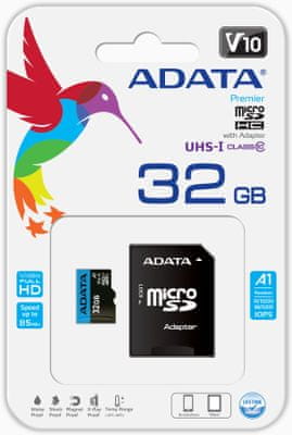 ADATA Premier MicroSDHC spominska kartica 