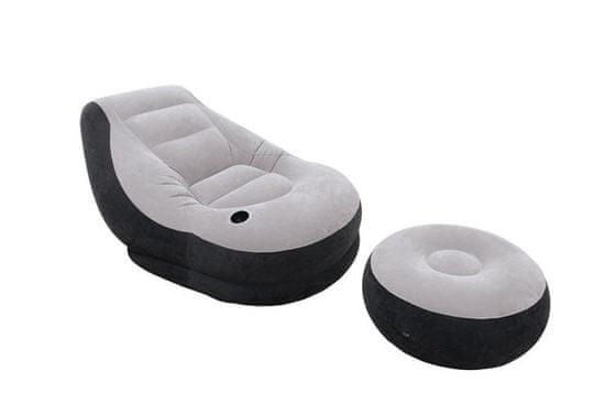 Intex fotelj 99 x 130 x 76 cm + otoman 64 x 28 cm, napihljiv - odprta embalaža