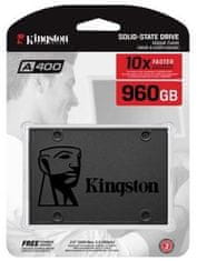Kingston SSD disk A400 960 GB, 6.35 cm (2,5"), SATA3 (SA400S37/960G)