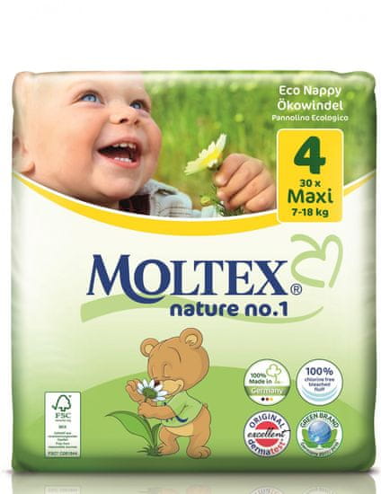 MOLTEX plenice 4 Maxi (7-18 kg) 30 kosov