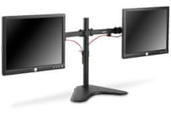 VonHaus dvojni namizni nosilec za dva monitorja do diagonale 81,2 cm (32")