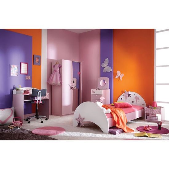 Otroška postelja Fairy 90x200 cm, roza
