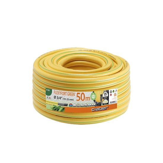 Claber cev za vodo Flexyfort Green 19-25mm (3/4"), 50m (9138)