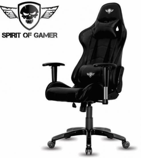 Spirit of Gamer gaming stol Demon, črn