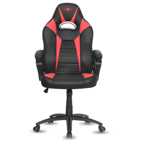 Spirit of Gamer gaming stol Fighter, črn/rdeč