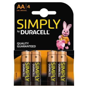 Duracell baterije Duracell Simply AA LR6 1/4