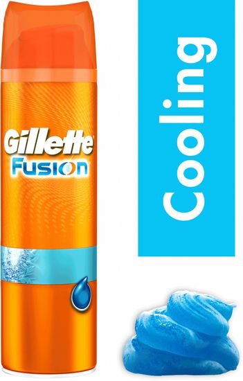Gillette gel za britje Fusion ProGlide Gel Cooling, 200 ml