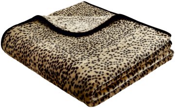 Biederlack Simply Luxury Schneeleopard, 180 x 220 cm
