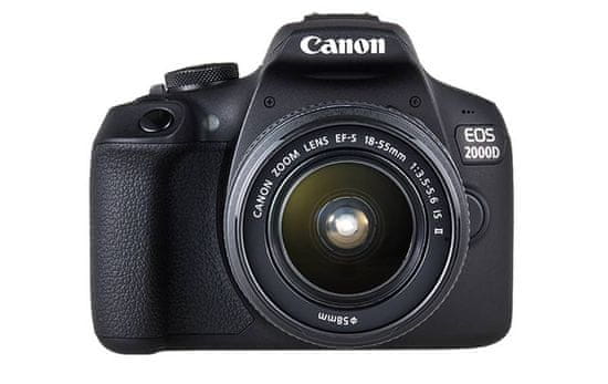 Canon fotoaparat EOS 2000D z objektivom EF-S 18-55 IS - Odprta embalaža