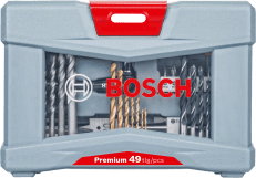 Bosch 49-delni Premium komplet nastavkov, vijaki/svedri (2608P00233)