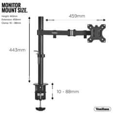 VonHaus namizni nosilec za monitor 33-68,6 cm (13-27")