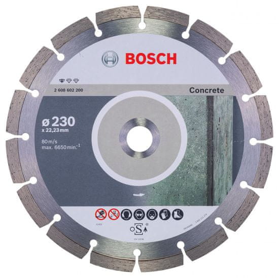 Bosch diamantna rezalna plošča Professional for Concrete 230 x 22 mm (2608602200)