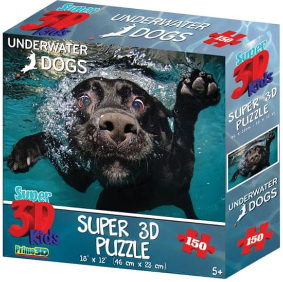 Underwater Dogs sestavljanka 3D pes Duchess 150 kosov