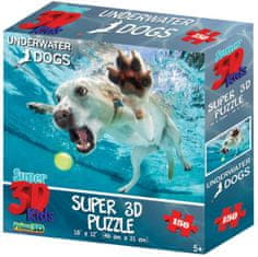 Underwater Dogs sestavljanka 3D pes Daisy, 150 kosov