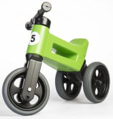 Funny Wheels New Sport 2v1 trikolesnik, zelen