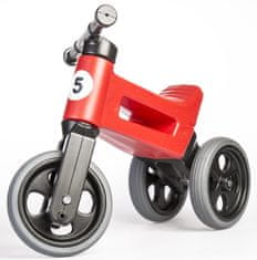 Funny Wheels New Sport 2v1 trikolesnik, rdeč