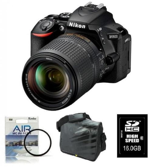 Nikon D5600 + 18-140VR + Fatbox + filter