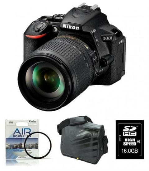 Nikon D5600 + 18-105VR + Fatbox + filter