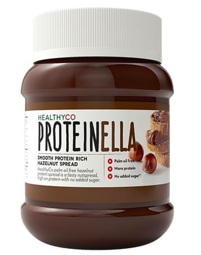 HealthyCo lešnikov namaz Proteinella, 400 g