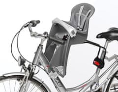 Polisport Bilby kolesarski sedež Junior, zadnji nosilec, siva/srebrna