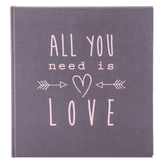 Goldbuch foto album All you need is love 30x31, 60 strani, siv