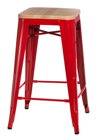 Fernity Barski stol Blade Paris Les 65cm narava rdečega bora
