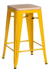 Fernity Borski stol Paris Wood 65cm rumen borov naravni lan