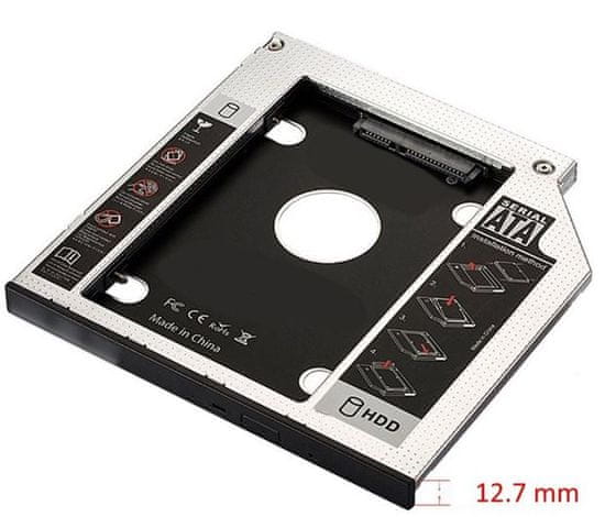 Ewent adapter za SSD/HDD v 12,7 mm DVD, SATA 3
