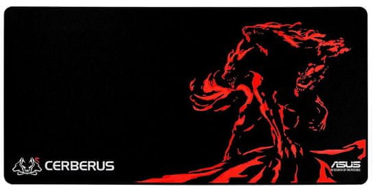 ASUS gaming podloga za miško Cerberus XXL, rdeča