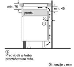 Bosch PXE601DC1E indukcijska kuhalna plošča