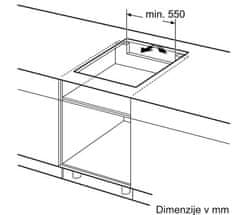 Bosch PXE601DC1E indukcijska kuhalna plošča
