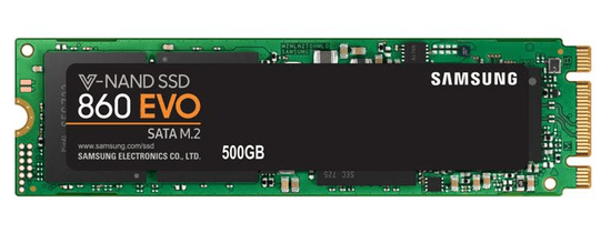 Samsung SSD disk 860 EVO 500 GB, M.2, SATA 6 Gb/s