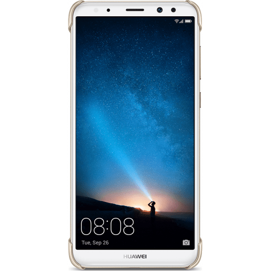 Huawei zaščita zadnjega dela za Huawei Y6 2017, prozorno temna