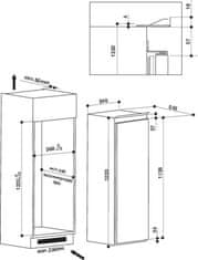 Whirlpool ARG 86121 vgradni hladilnik