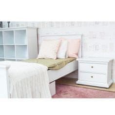 KONDELA Posteljni okvir Paris 77801 90 - bel