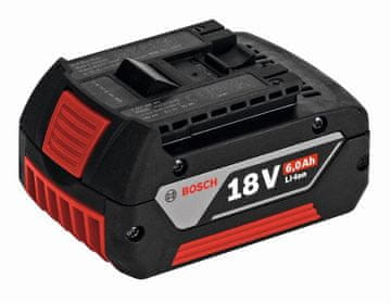 BOSCH Professional Li-Ion akumulatorska baterija GBA 18 V 6 Ah (1600A004ZN)